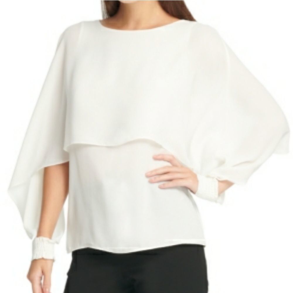 DKNY Women's Cape-Style Top
